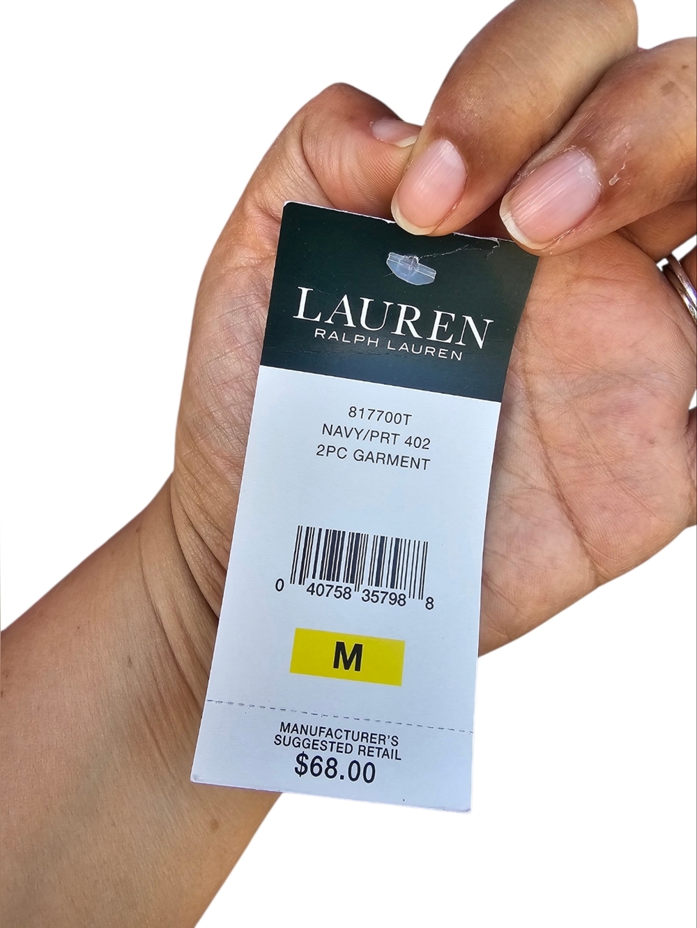 NWT Lauren Ralph Lauren Purple Floral Button Down Sleepwear Top (Only) Size M - Picture 6 of 9